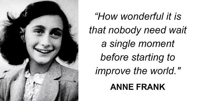 50 Inspirational Anne Frank quotes