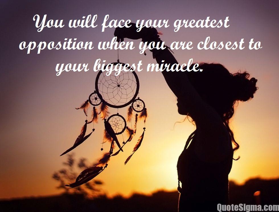 inspirational miracle quotes 