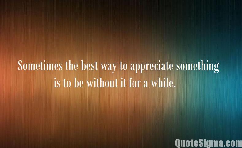 quotes on appreciation 