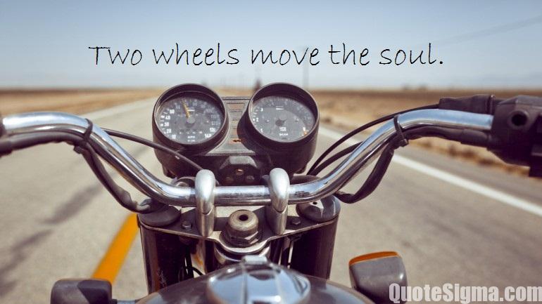 quotes about bike road trips 
